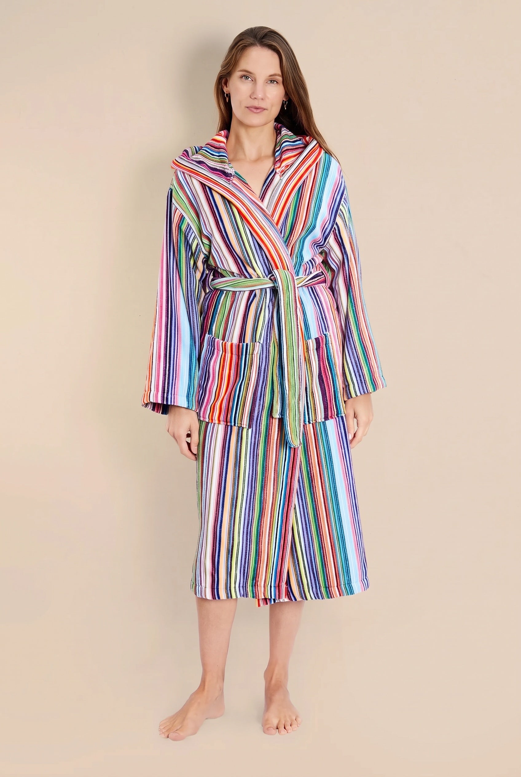 Women's Hooded Dressing Gown - Daylight