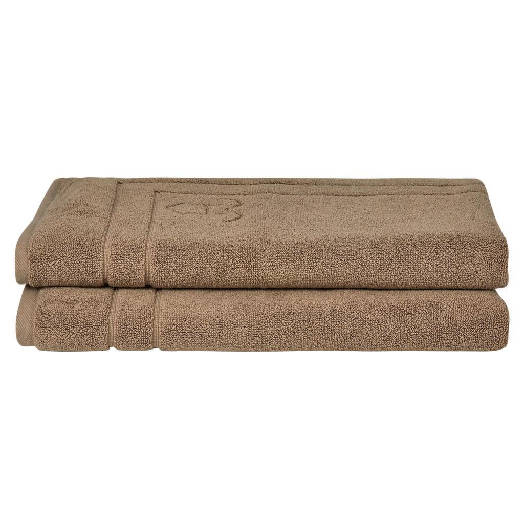 Organic Cotton Bathmat Set - Cone Brown Main Image