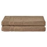 Organic Cotton Bathmat Set - Cone Brown
