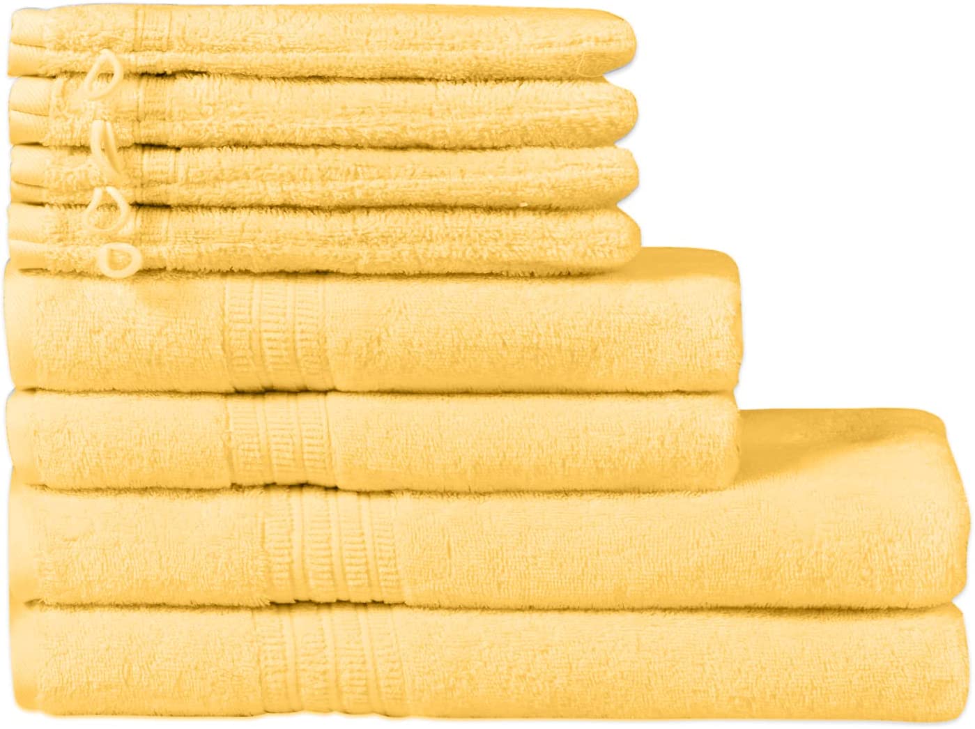 Yellow shop hand towels
