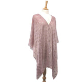 Remich - Pearl Detail Poncho (100x150cm) - Lavendar Bees