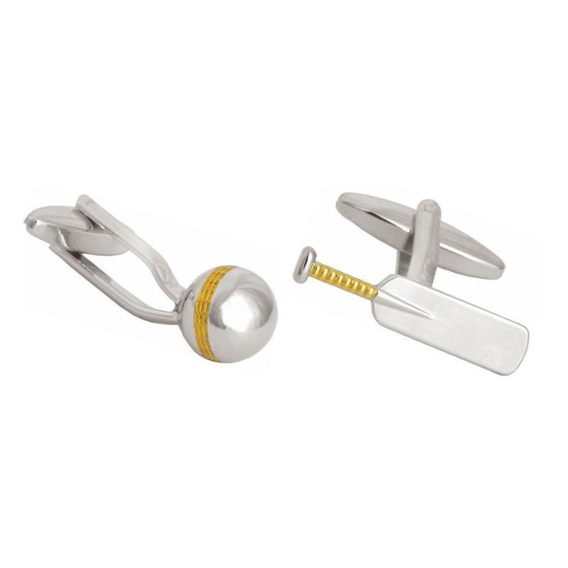 Sticky Wicket Cricket Cufflinks Main Image