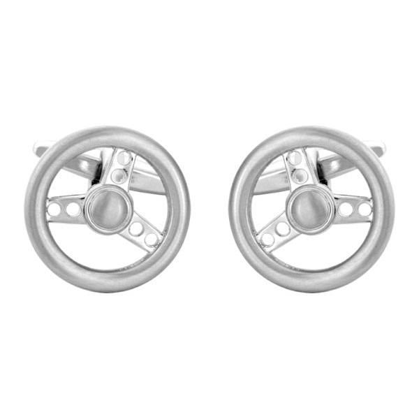 Drivers Delight Steering Wheel Cufflinks | Bown of London