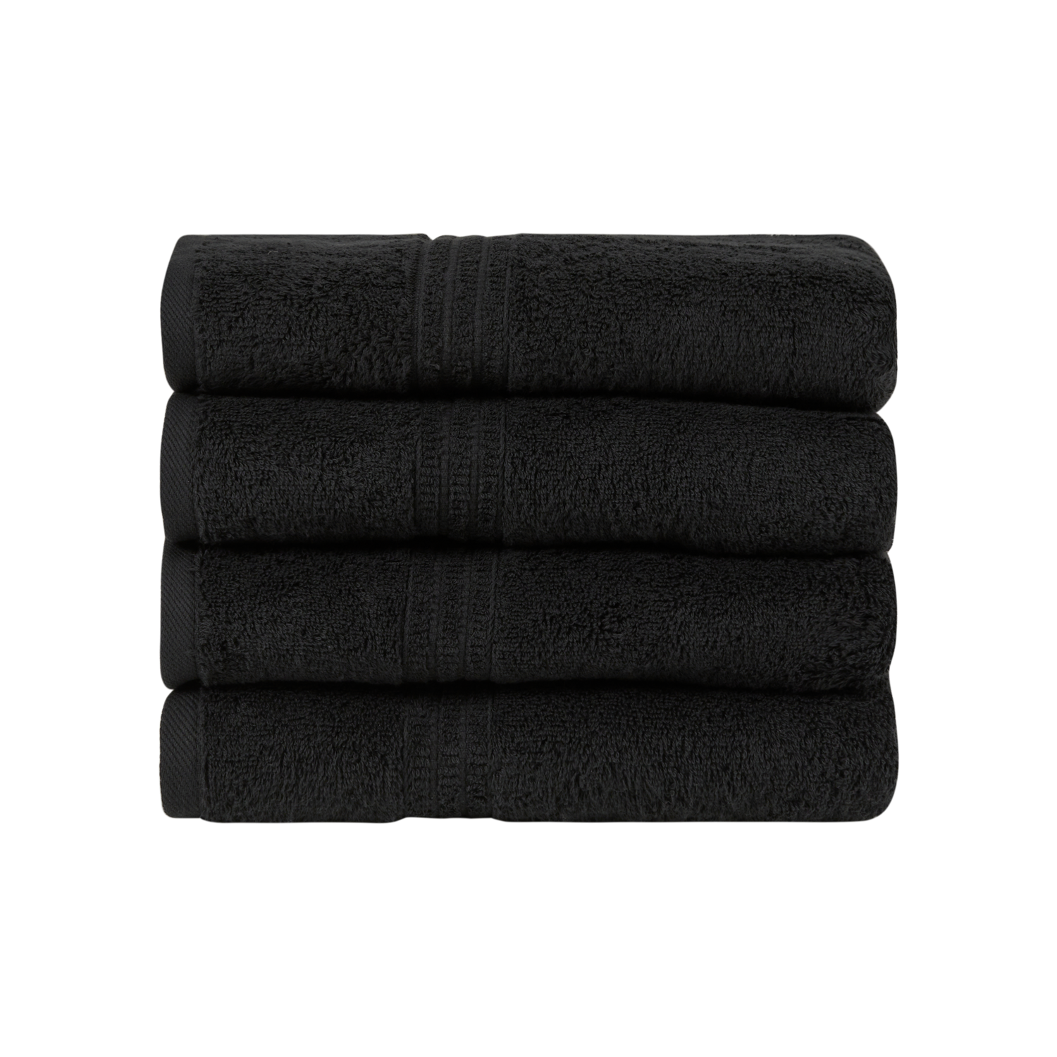 Black bath towel 2025 set