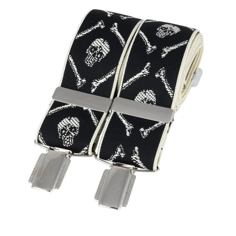 Jolly Roger Skull and Bones Braces | Bown of London