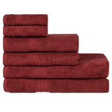 Organic Towel Sets - Berry Red