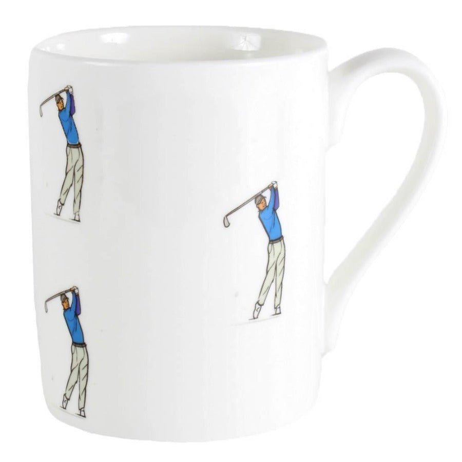 Golfer Illustration Mug | Bown of London