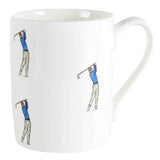 Golfer Illustration Mug