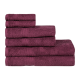 Organic Towel Sets - Plum Purple