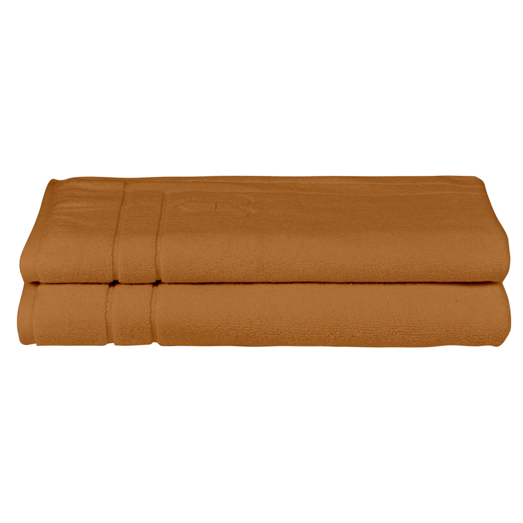 Organic Cotton Bathmat Set - Sahara Brown