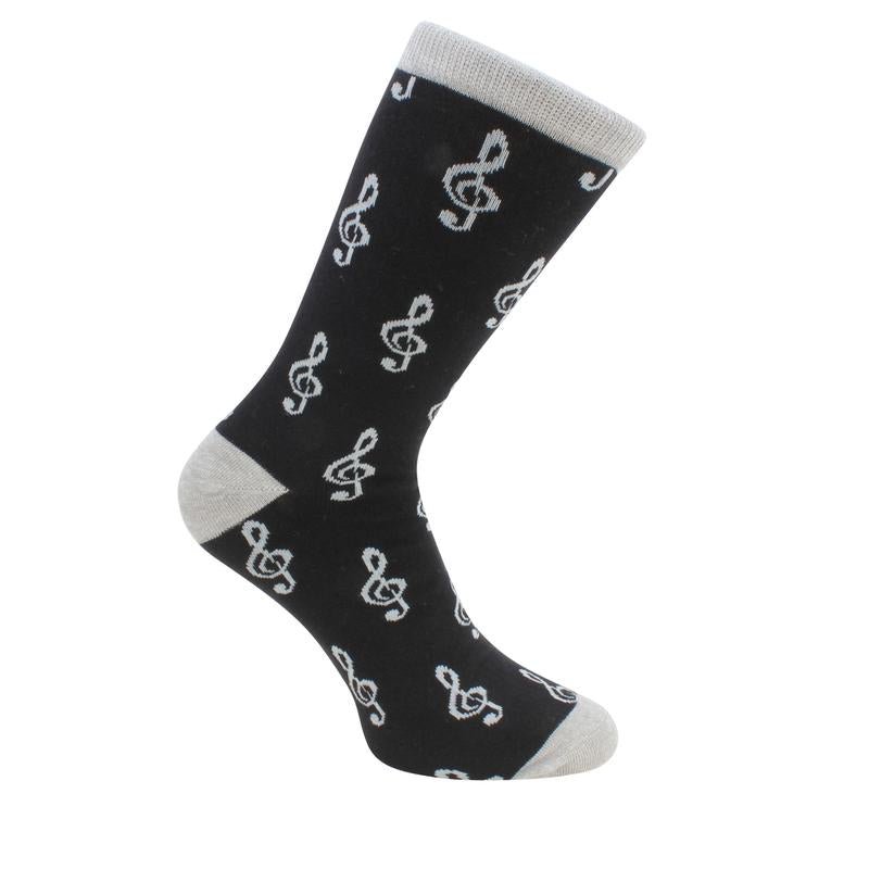 Call the Tune Treble Clef Music Socks | Bown of London
