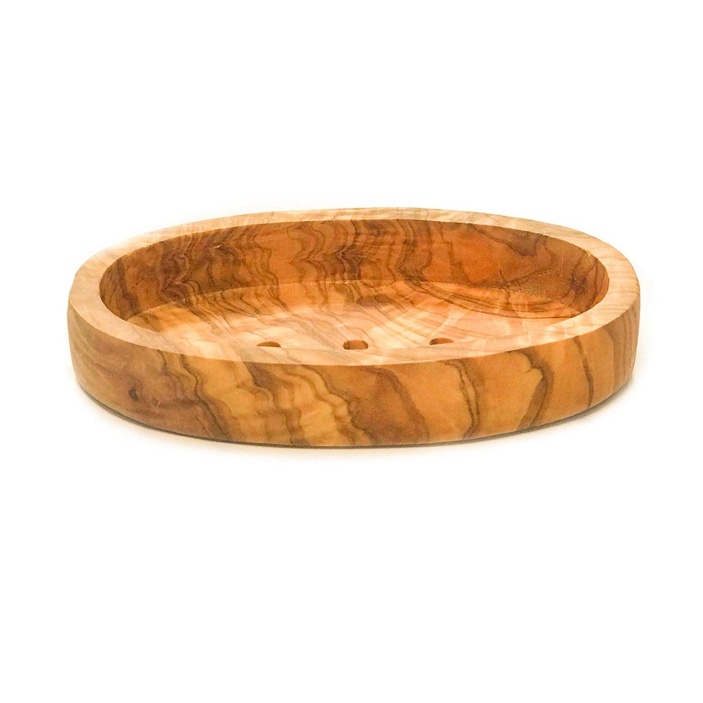 Soap Dish - Olive Wood - Oval Main