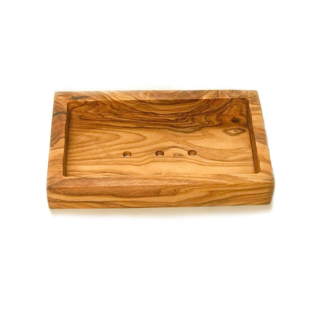 Soap Dish - Olive Wood - Rectangular Main