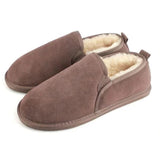 Avi Mens Sheepskin Turn Slipper - Truffle