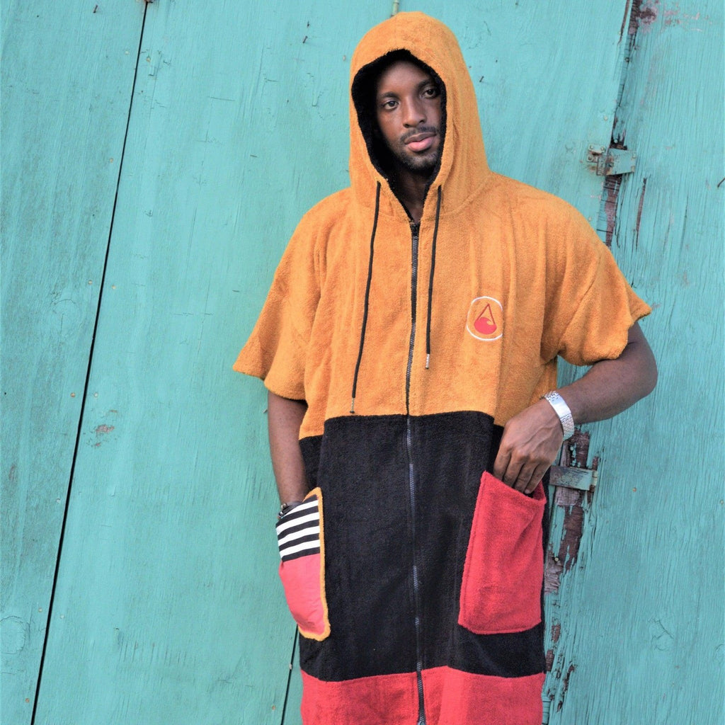 Wave-Hawaii Zip Poncho DUSTY Main