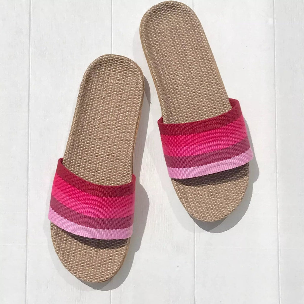 Ladies Beach Slip Ons | Claudette Top View