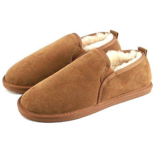 Men's Sheepskin Hard Sole Slipper Product Image