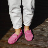 Bethany Ladies Suede Moccasin - Pink
