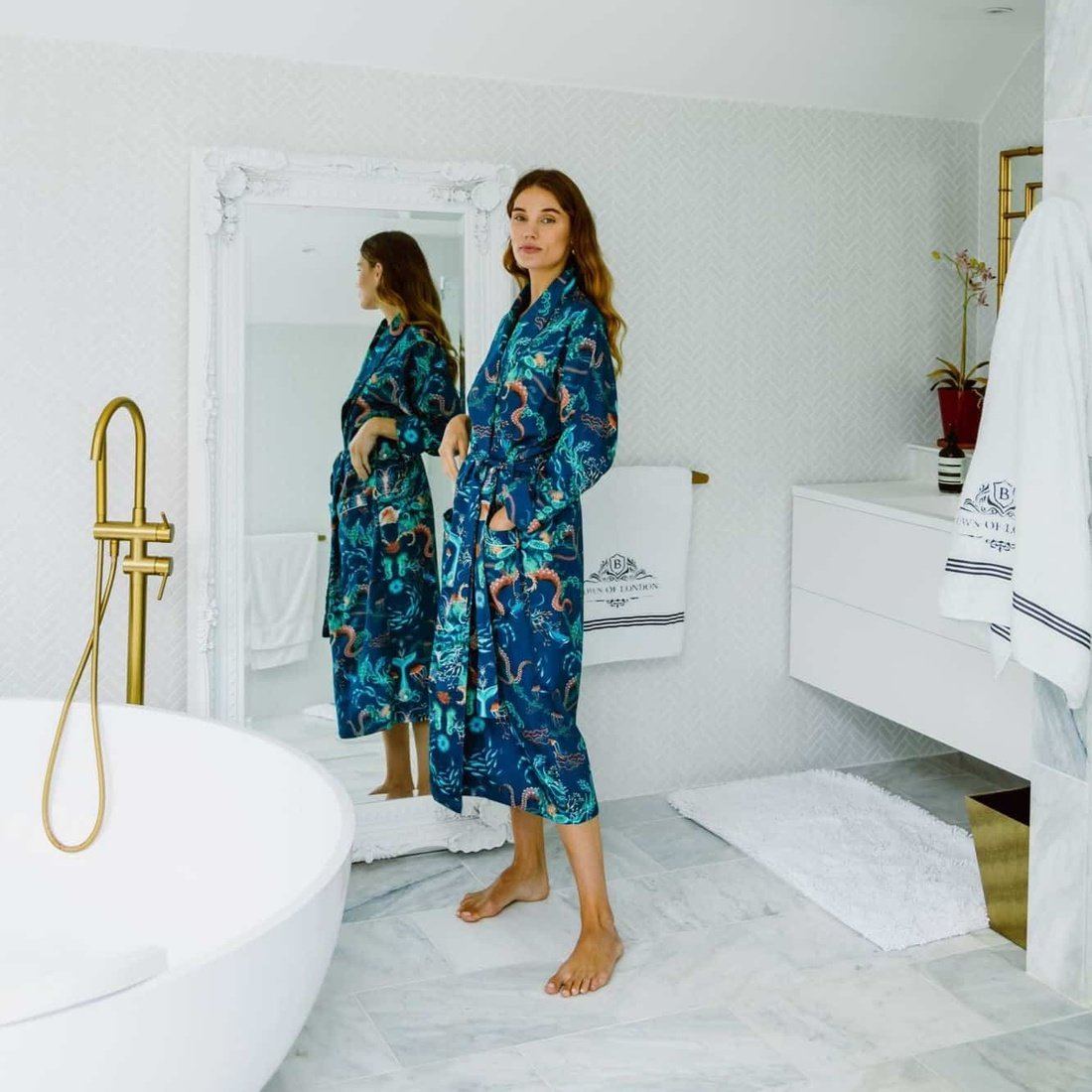 Gray dressing gown hotsell