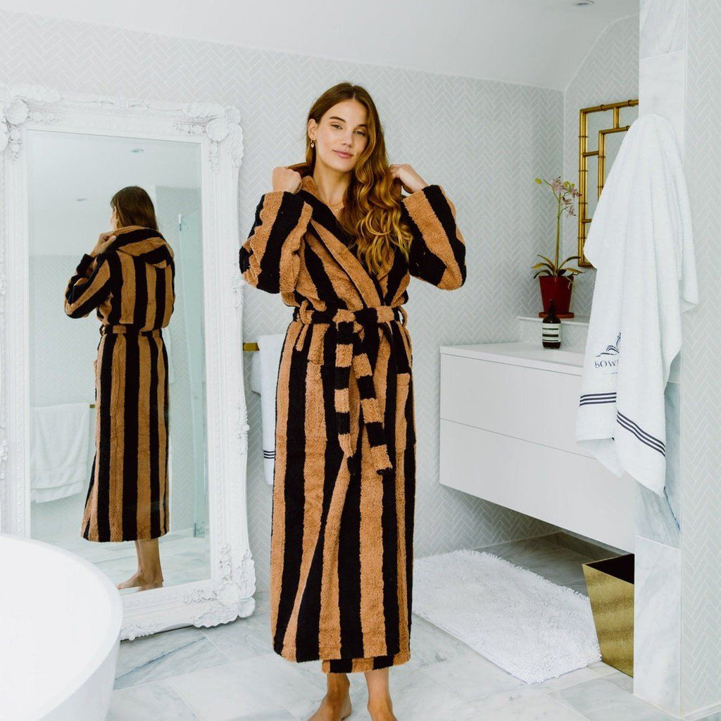 Women's Hooded Extra Long Dressing Gown - Miami Main