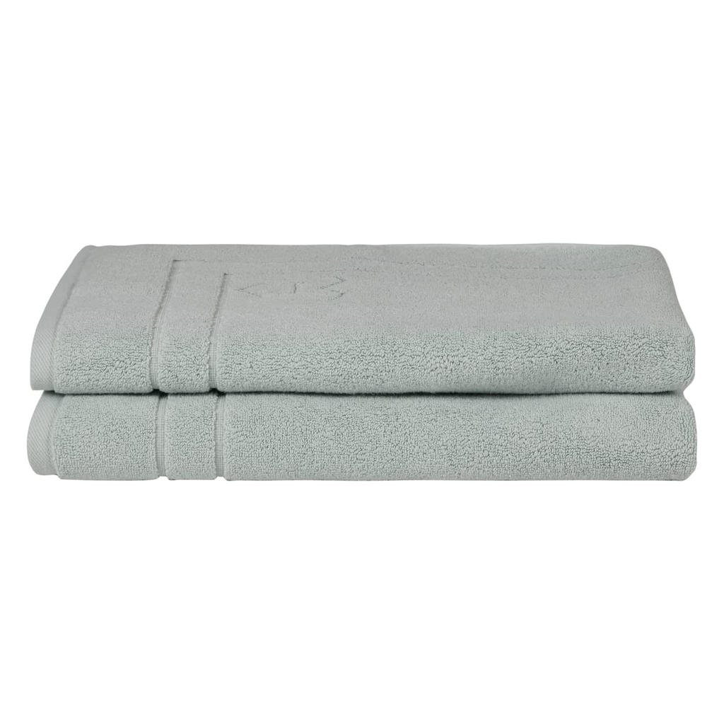 Organic Cotton Bathmat Set - Tea Green