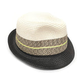 Folding Trilby – Neon Yellow Stipe